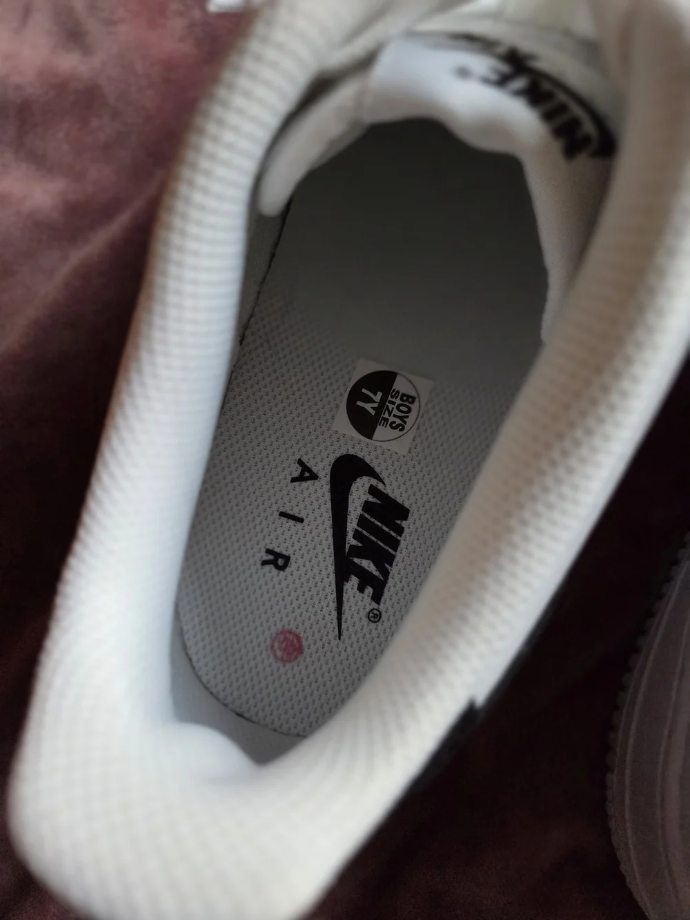 New!!! Nike Air Force 1 Low White Black - Youth 7 New (8.5 Womens)